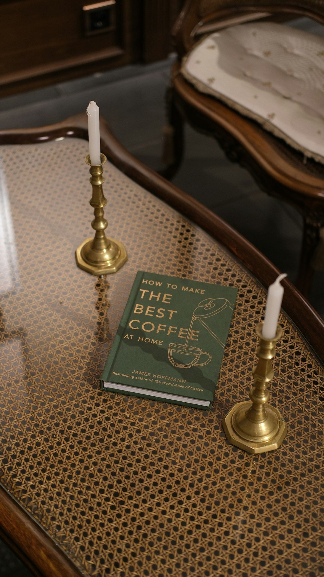mystery book on table